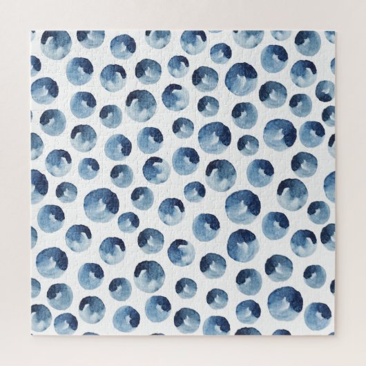 手描き水彩シームレス壁紙 ジグソーパズル (縦)