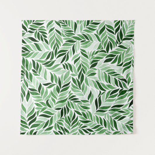 手描き水彩抽象芸術継ぎ目パターン タペストリー (正面)