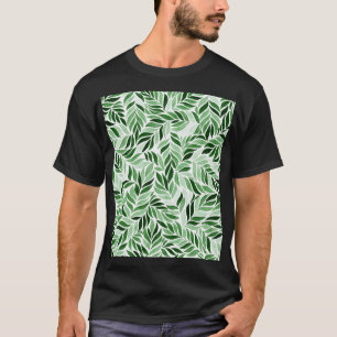 手描き水彩抽象芸術継ぎ目パターン Tシャツ