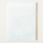 手描き水彩植物芸術 オーダーメイド プランナー手帳 (裏面)