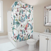 手描き水彩無地無尽文 シャワーカーテン (インサイチュ)