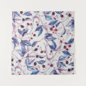 手描き水彩無地無尽文 タペストリー (正面(横))