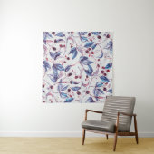 手描き水彩無地無尽文 タペストリー (インサイチュ(横))