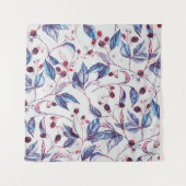 手描き水彩無地無尽文 タペストリー (正面)