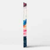 手描き油絵。抽象芸術アートの背景  Case-Mate iPhoneケース (裏面 / 左)