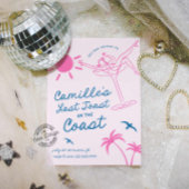 手描き沿岸バチェロレッテ週末 招待状