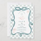 手描き沿岸結婚部 セーブザデート (正面)