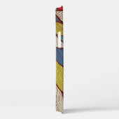 手描き波：抽象芸術シームレス背景。 Case-Mate iPhoneケース (裏面 / 右)