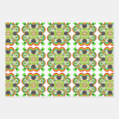 手描き漫画セントパトリックの日 ラッピングペーパーシート (正面3)