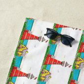 手描き灯台ビーチタオル ビーチタオル (インサイチュ)