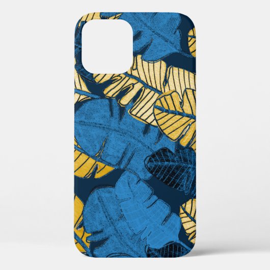 手描き熱帯葉国:シームレス Case-Mate iPhoneケース (裏面)