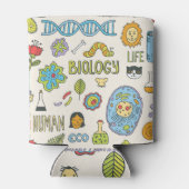 手描き生物学、ヴィンテージイラストレーション 缶クーラー (裏面)