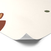 手描き目の神秘的なシームレスなパターン。イブードアイ ポスター (角)