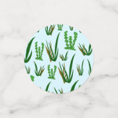 手描き紙吹雪ユニーク海海をテーマ コンフェッティ (スモール正面)