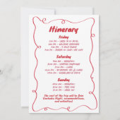 手描き結び結びマルティーニバチェロレッテ 招待状 (裏面)