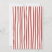 手描き結婚式の日付を保存 招待状 (裏面)