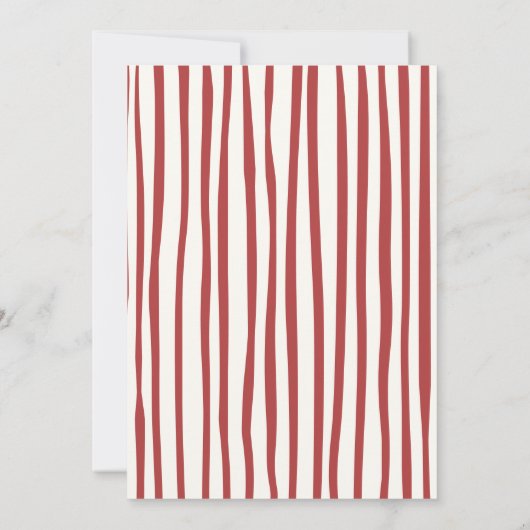 手描き結婚式の日付を保存 招待状 (裏面)