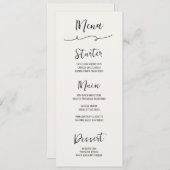 手描き結婚角 メニュー (正面/裏面)