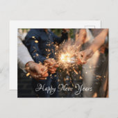 手描き花火 ポストカード (正面/裏面)