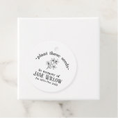 手描き花記念植物種子 フェイバータグ (インサイチュ)