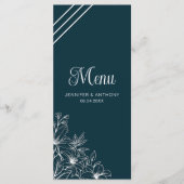 手描き花 メニュー (正面)