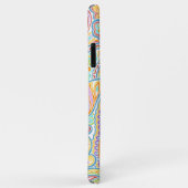 手描き華美ペイズリーフローラモチーフ Case-Mate iPhoneケース (裏面/右)