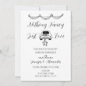 手描き落書きウェディング招待状 招待状 (正面)