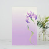 手描き虹彩花文房具 便箋 (スタンド正面)