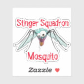 手描き蚊 シール (シート)