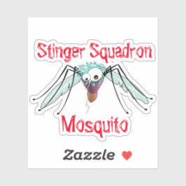 手描き蚊 シール