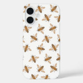 手描き蜂iPhoneケース Case-Mate iPhoneケース (裏面)