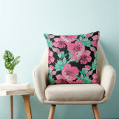 手描き装飾さくらんぼ花模様 クッション (椅子)