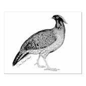 手描き角中国ののキジの木のアートスタンプ ラバースタンプ (インプリント)