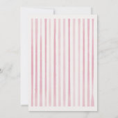 手描き赤いピザ特別配送ベビーシャワー サンキューカード (裏面)