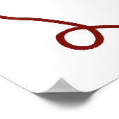 手描き赤ちゃんシャワー – ウェルカムベビーシャワー ポスター (角)