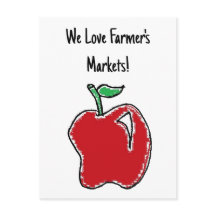 手描き赤りんご果実漫画