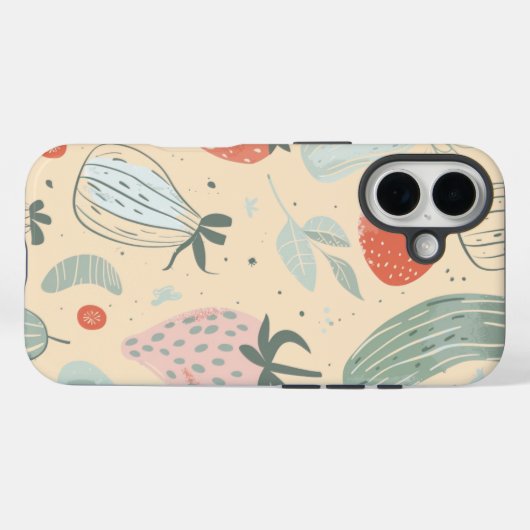 手描き野菜 Case-Mate iPhoneケース (裏面 (横))