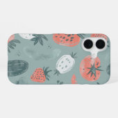 手描き野菜 iPhone 16ケース (裏面横)