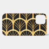 手描き金ゴールド擬水色 Case-Mate iPhoneケース (裏面 (横))