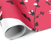 手描き鶴の鳥、グラフィックイラストレーション鳥a ラッピングペーパー (ロールコーナー)