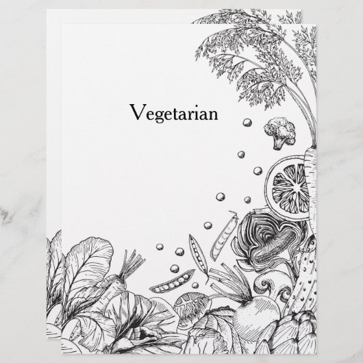 手描き黒野菜レシピ部門 (正面/裏面)