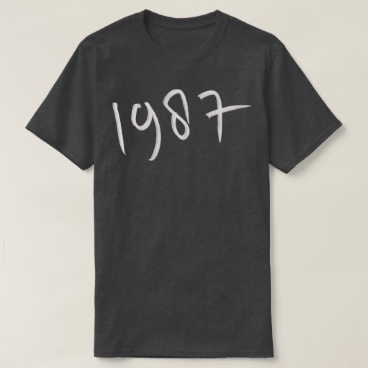 手描き1987 Tシャツ (デザイン正面)