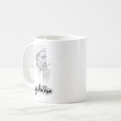 手描き – アッラーの意志で起こるすべてのもの マグカップ (正面左)