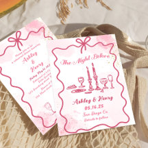 手描き リハーサルディナーの前夜