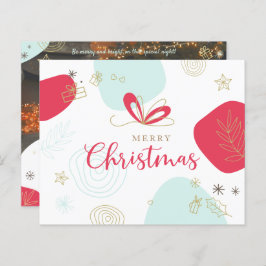 手描き、写真、シックとクリスマスエレガント。