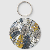 手描き：熱帯葉国 キーホルダー (裏面)