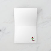 手描き L O V E ローズ グリーティングカード (内部)