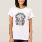 手描きEchidna Doodle Tシャツ (正面)