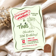 手描きweenies+tiniesの誕生日パーティー
