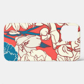 手描エレガントきの花柄庭花 Case-Mate iPhoneケース (裏面 (横))